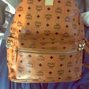 MCM Cognac Backpack